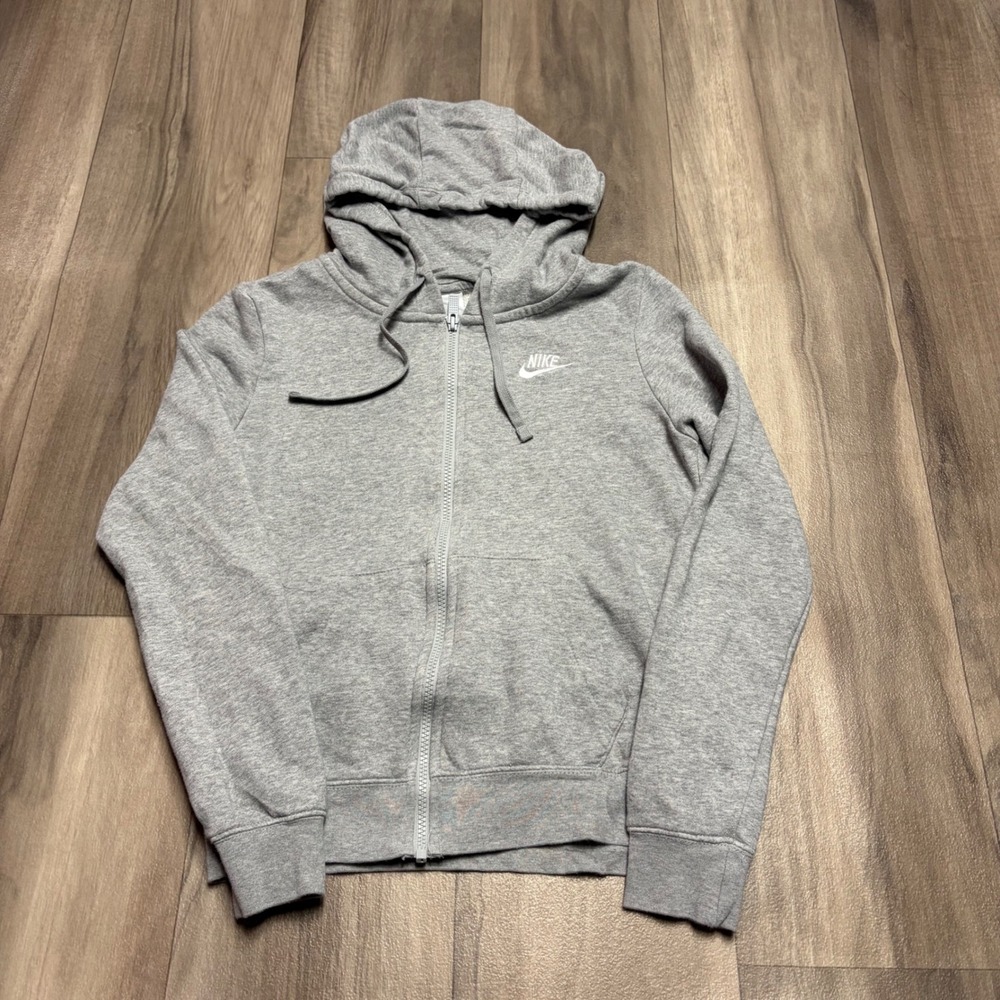 Nike Sportswear Full Zip Hoodie Gray Heather XS BV2648-063